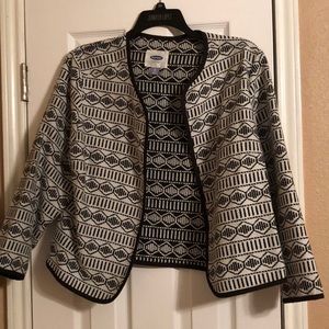 NWT Black and white old navy blazer